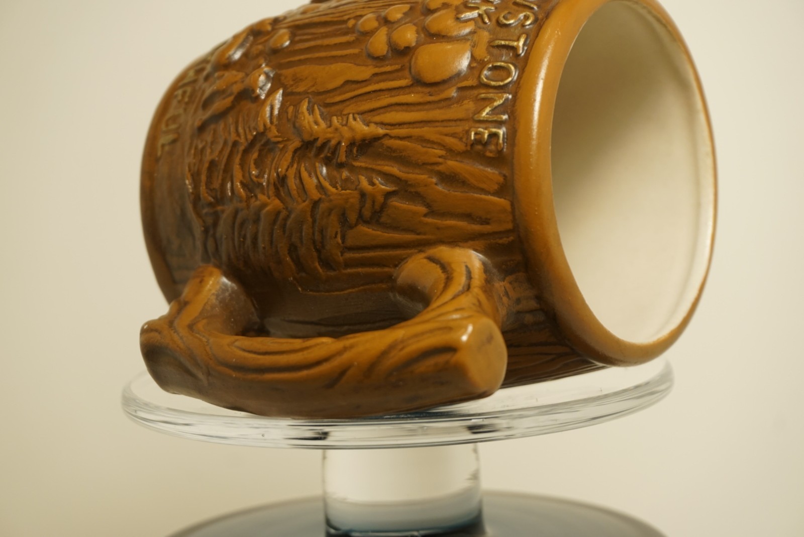 1970s VINTAGE Yellowstone National Park Mug ICONIC “Old Faithful Geyser” & Bears