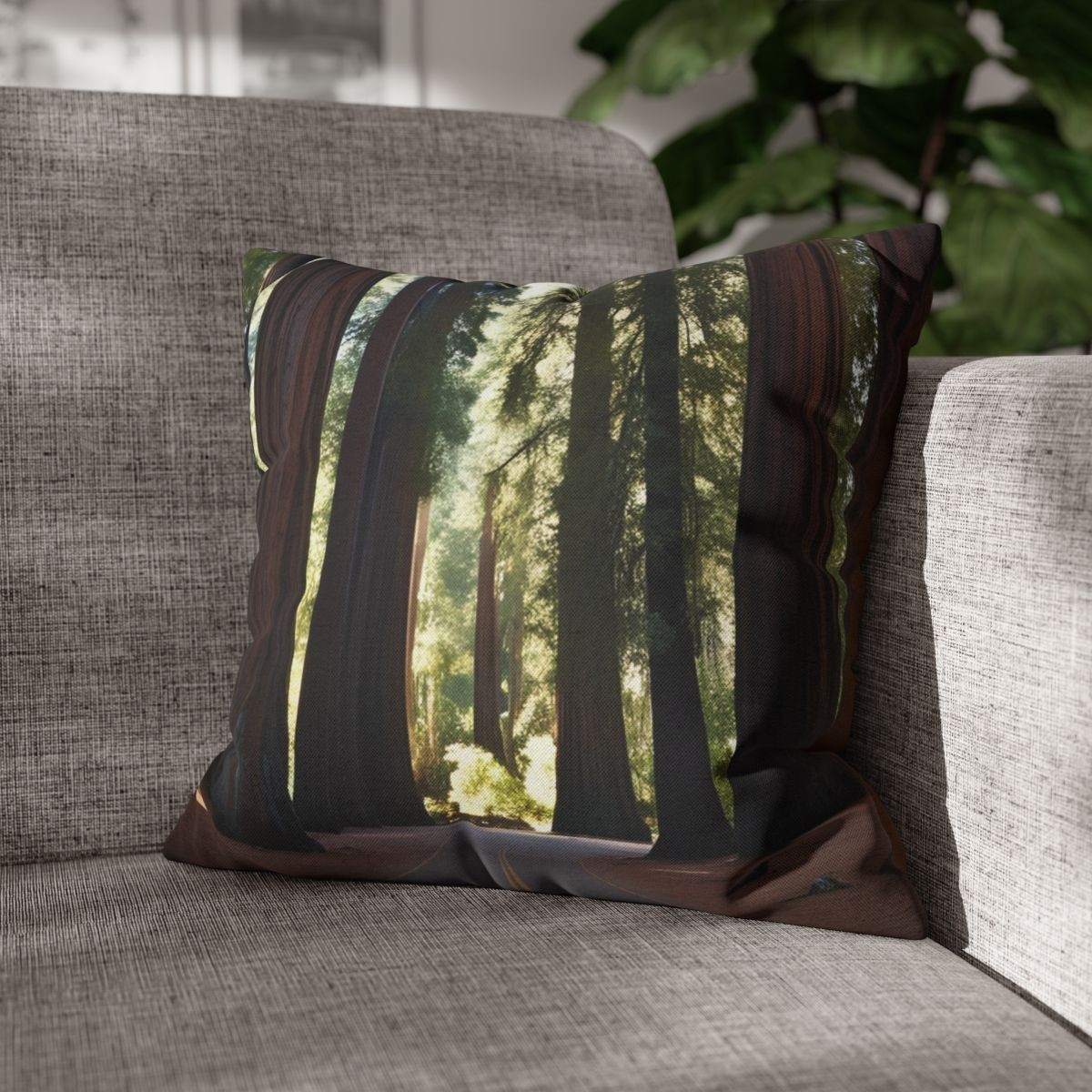 Collectible Redwood National Park- 16″x16″ Decorative Pillowcase
