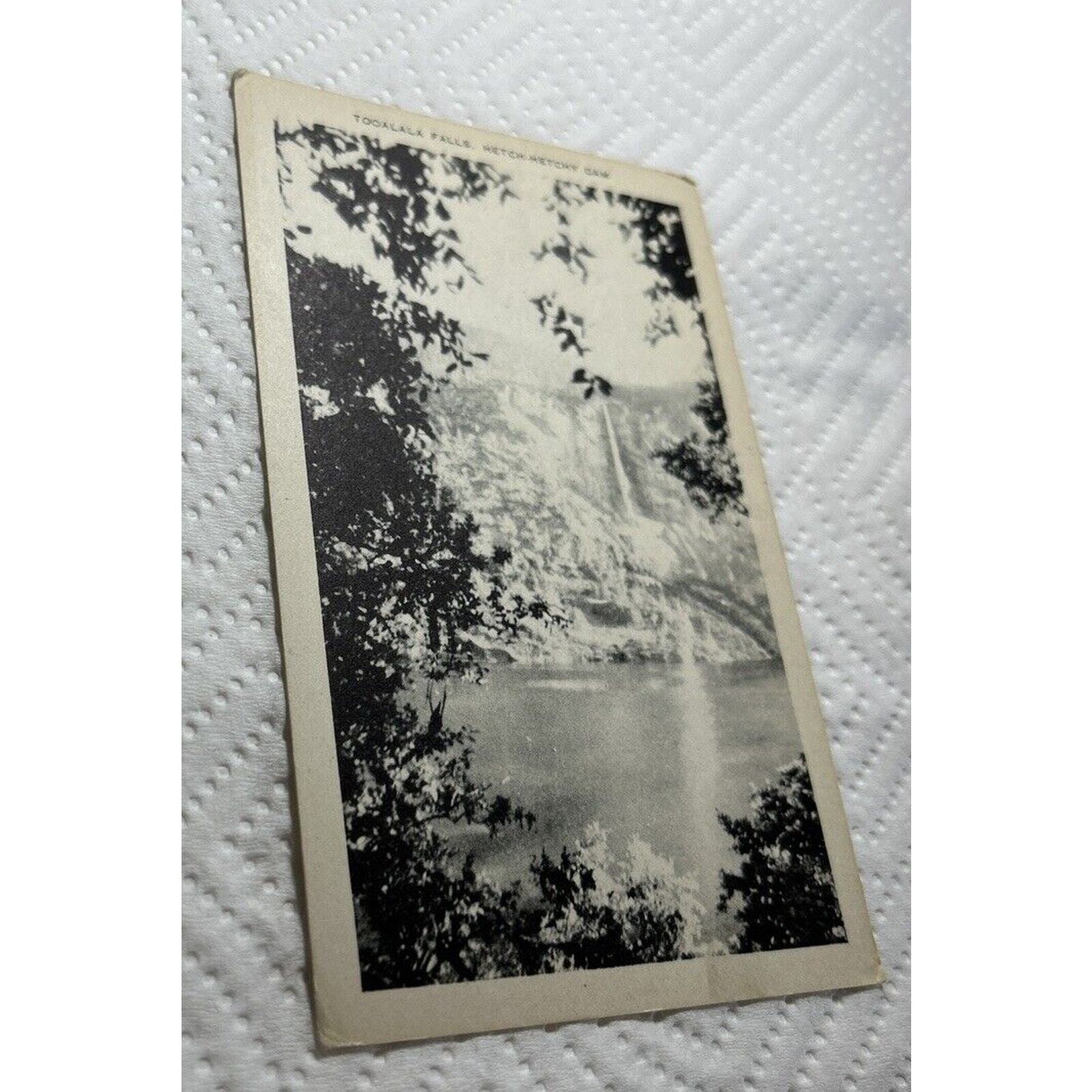 Tooalala Falls Hetch Hetchy Dam Yosemite National Park California Artvue Old B&W