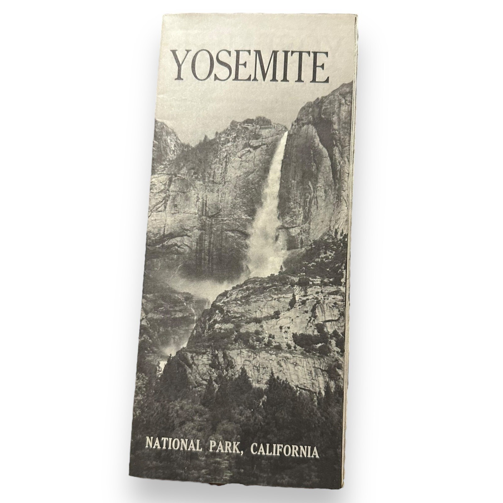 Vintage Yosemite National Park Brochure & Map 1963 US Department of Interior