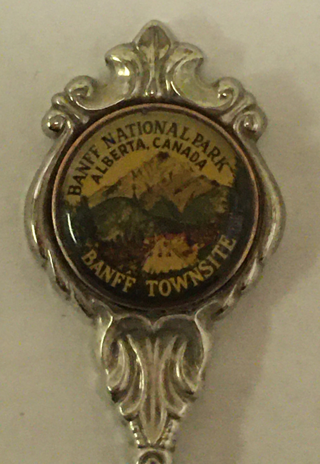 Banff National Park Alberta Canada Townsite Vintage Souvenir Spoon Collectible