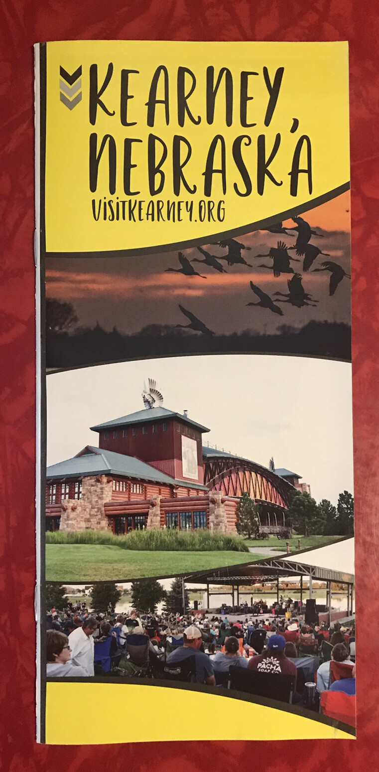 KEARNEY NEBRASKA 30-PAGE TOURIST BROCHURE 2018