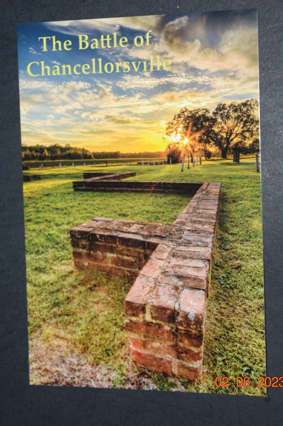 Set Of Five (5) “BATTLE OF CHACELLOSVILLE,” Color Post Cards (4″ x 6″), New 36