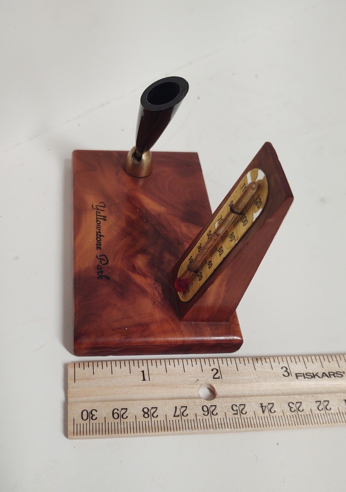 Vintage Union Pencil Co. New York Pen Thermometer Yellowstone Park Advertising