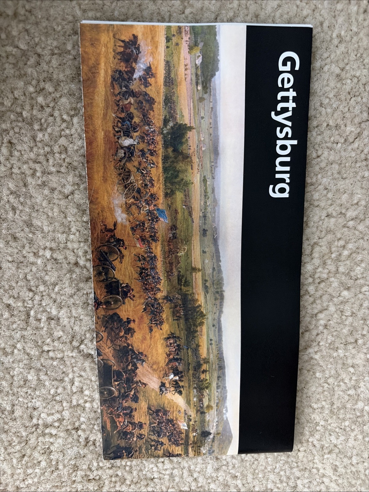 Gettysburg National Military Park Unigrid Brochure Map