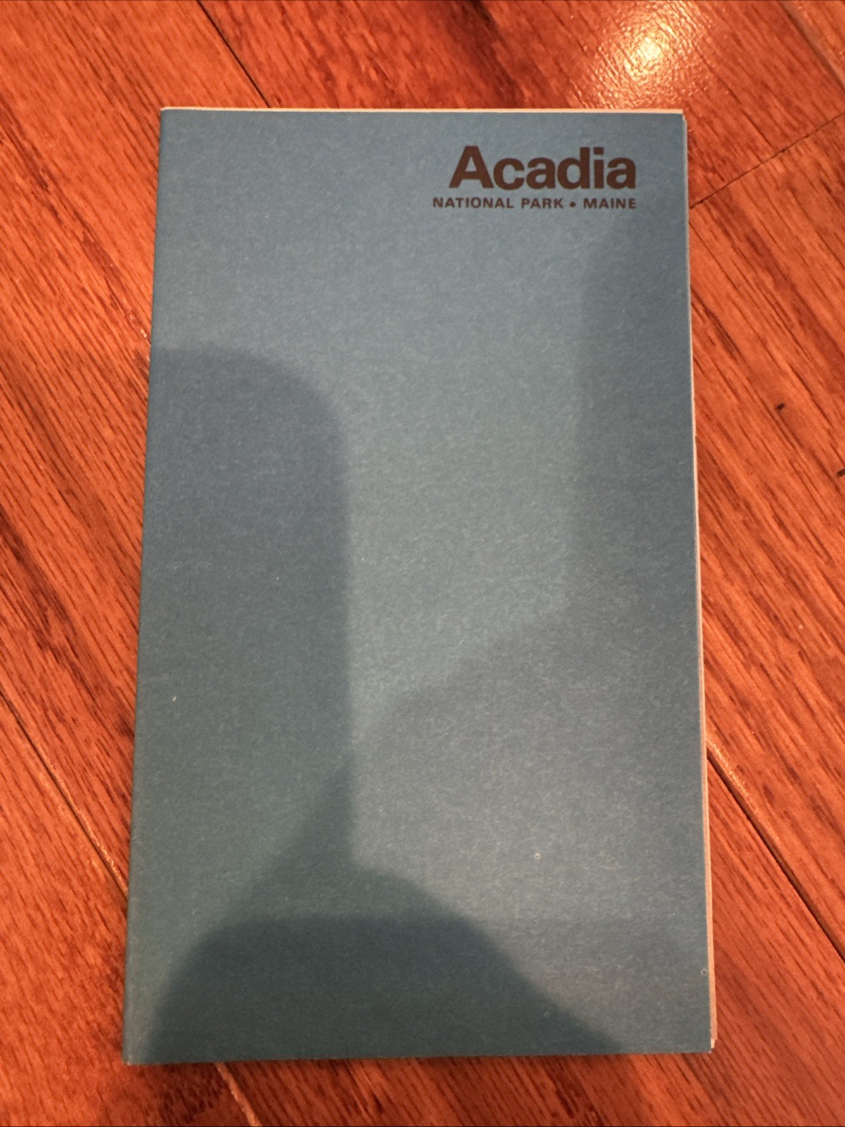 Vintage 1976 ME Acadia National Park fold out map pocket size