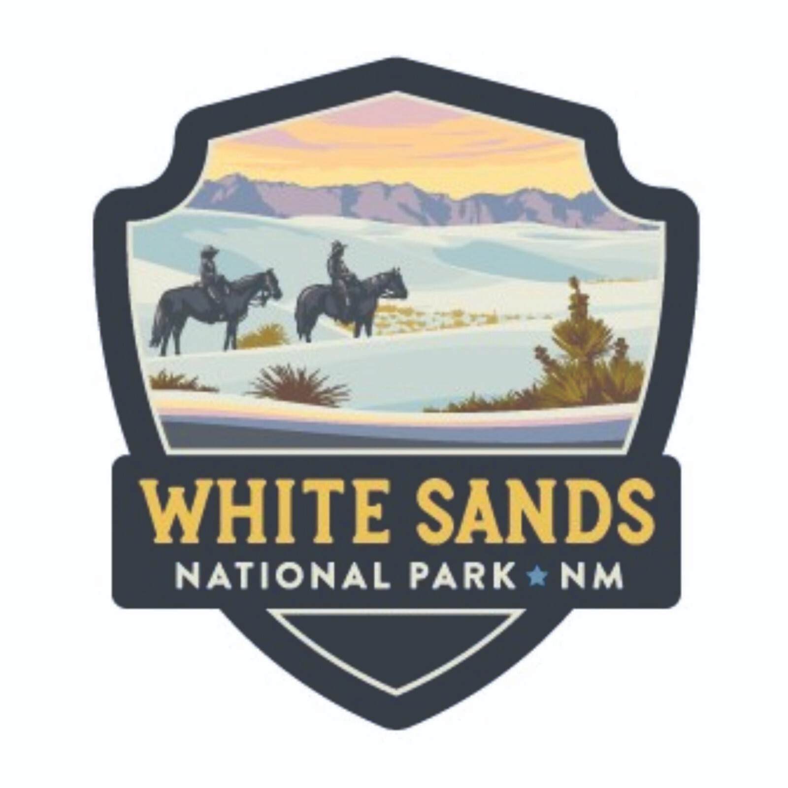 White Sands National Park Sticker North New Mexico National Park Decal