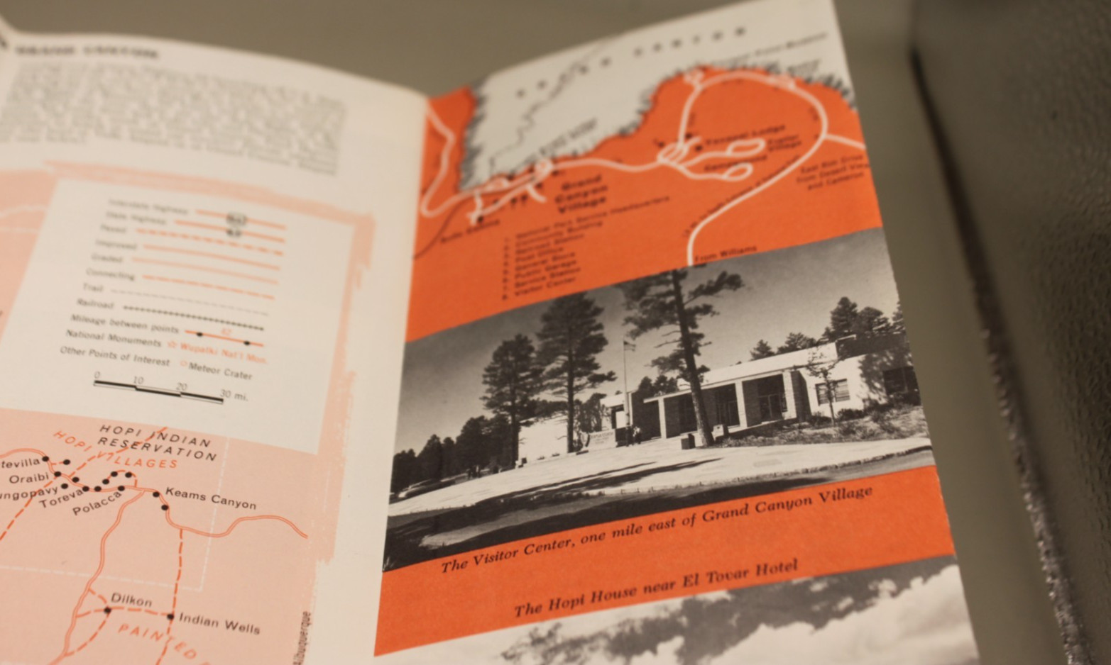 Grand Canyon National Park Brochure Vintage 1960