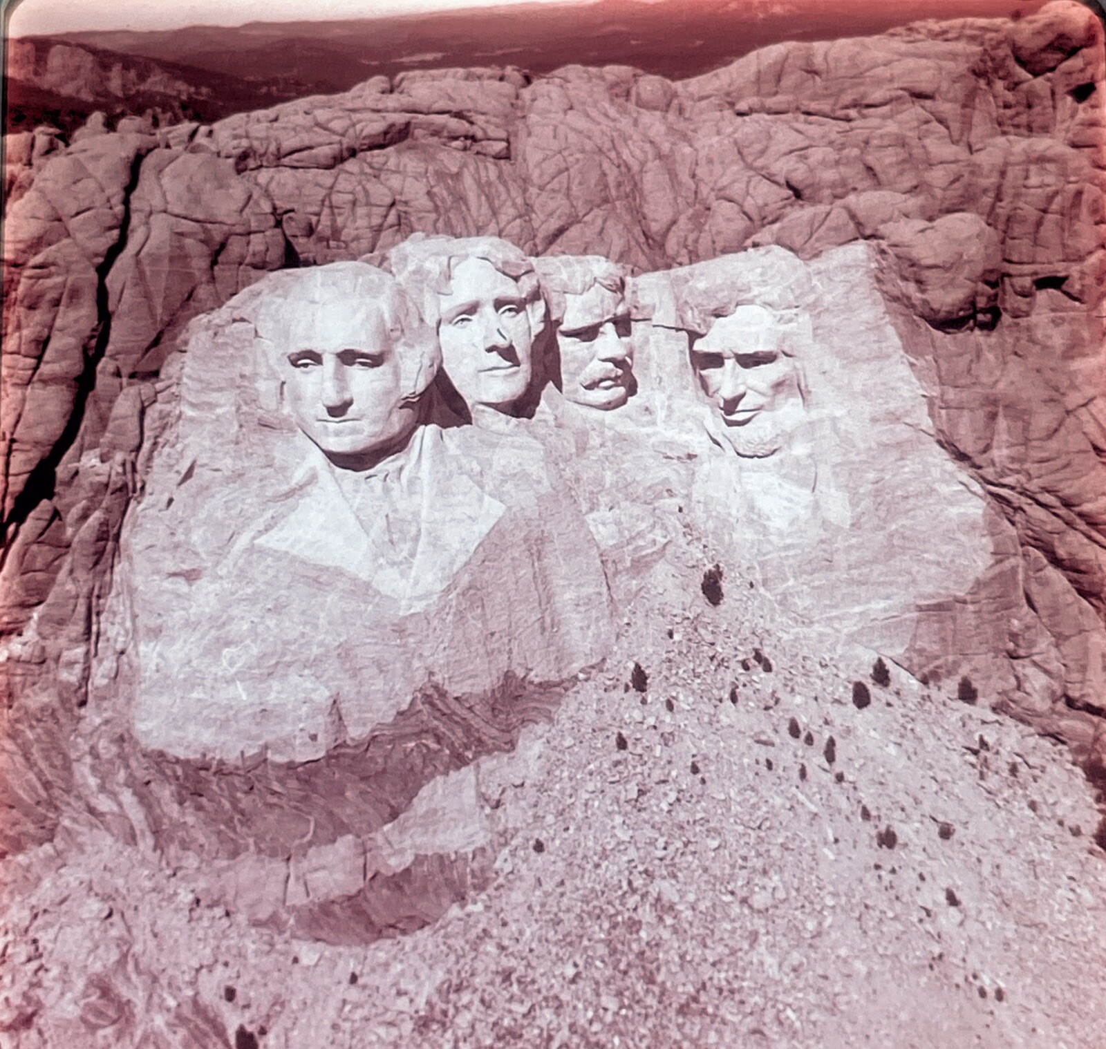 Lot of 15 Vintage MT RUSHMORE BLACK HILLS Pana-Vue Slide 35mm National Park 1962