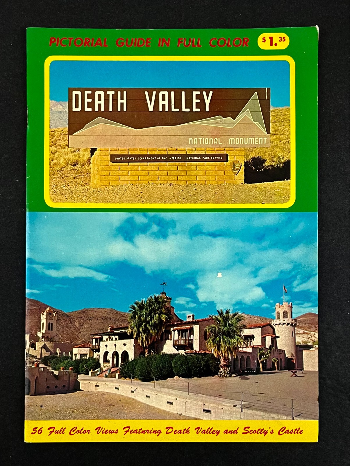 1975 Death Valley National Park Scotty’s Castle CA Photos Vintage Travel Booklet