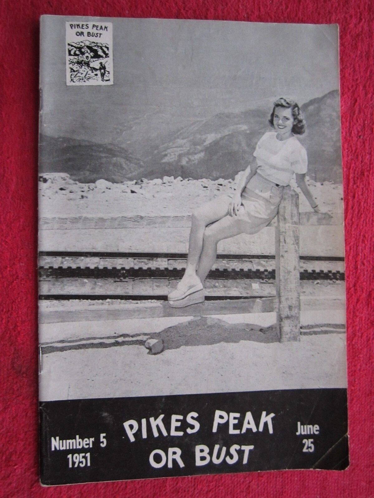 1951 PIKES PEAK OR BUST MANITOU CO, LOCAL AREA 36pg INFO, ADVERTISING BOOKLET