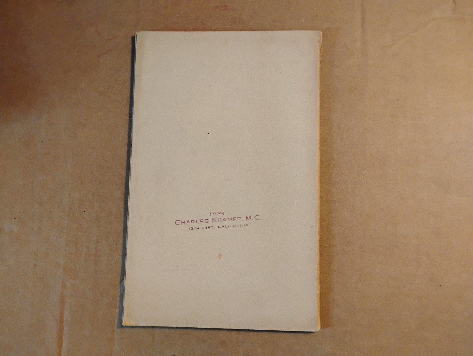 Sequoia National Park United States Department of the Interior 1935 Booklet PB
