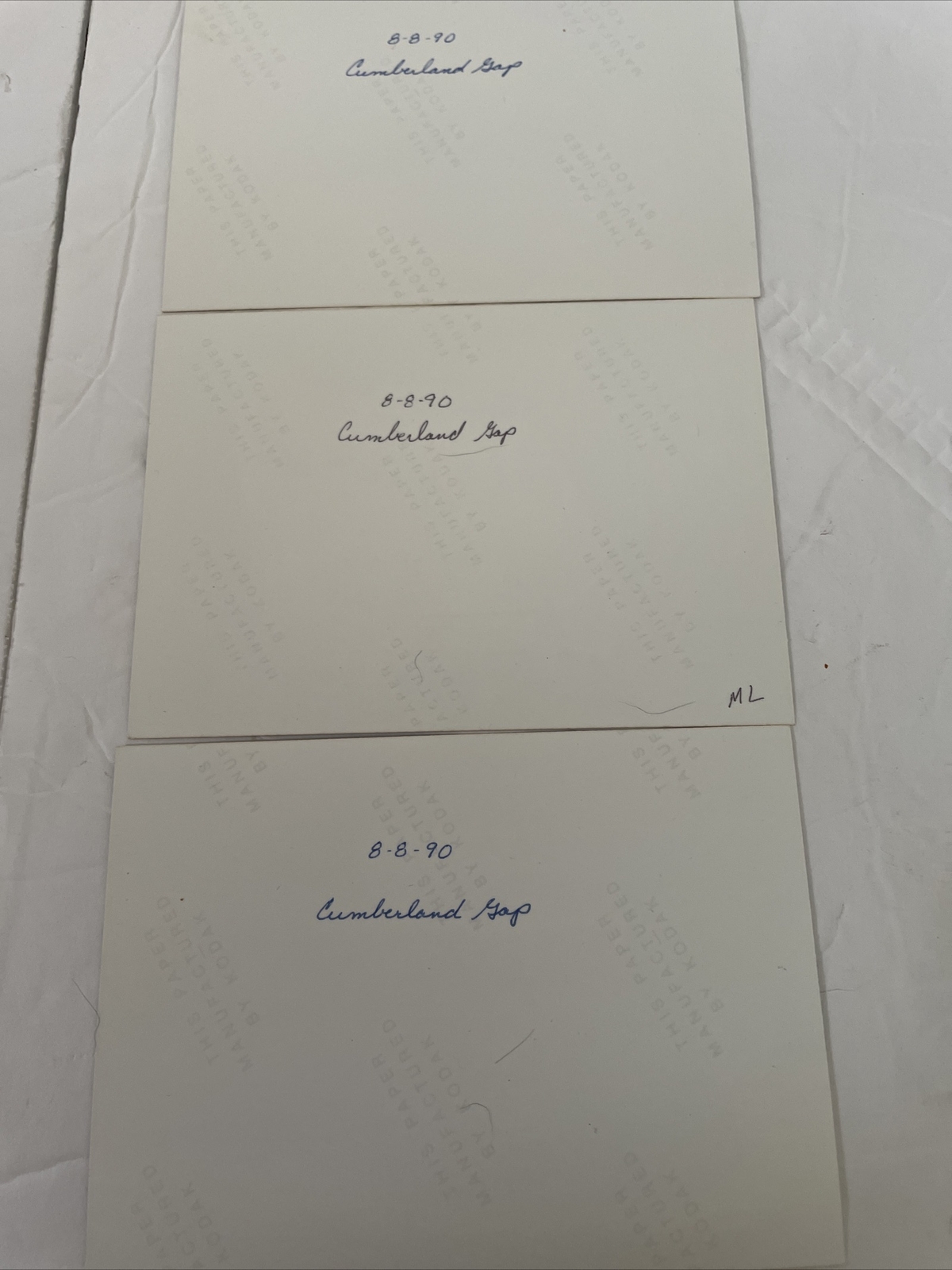 Vintage Personal Photographs From 1985 & 1990 Perryville Cumberland Gap War 80’s