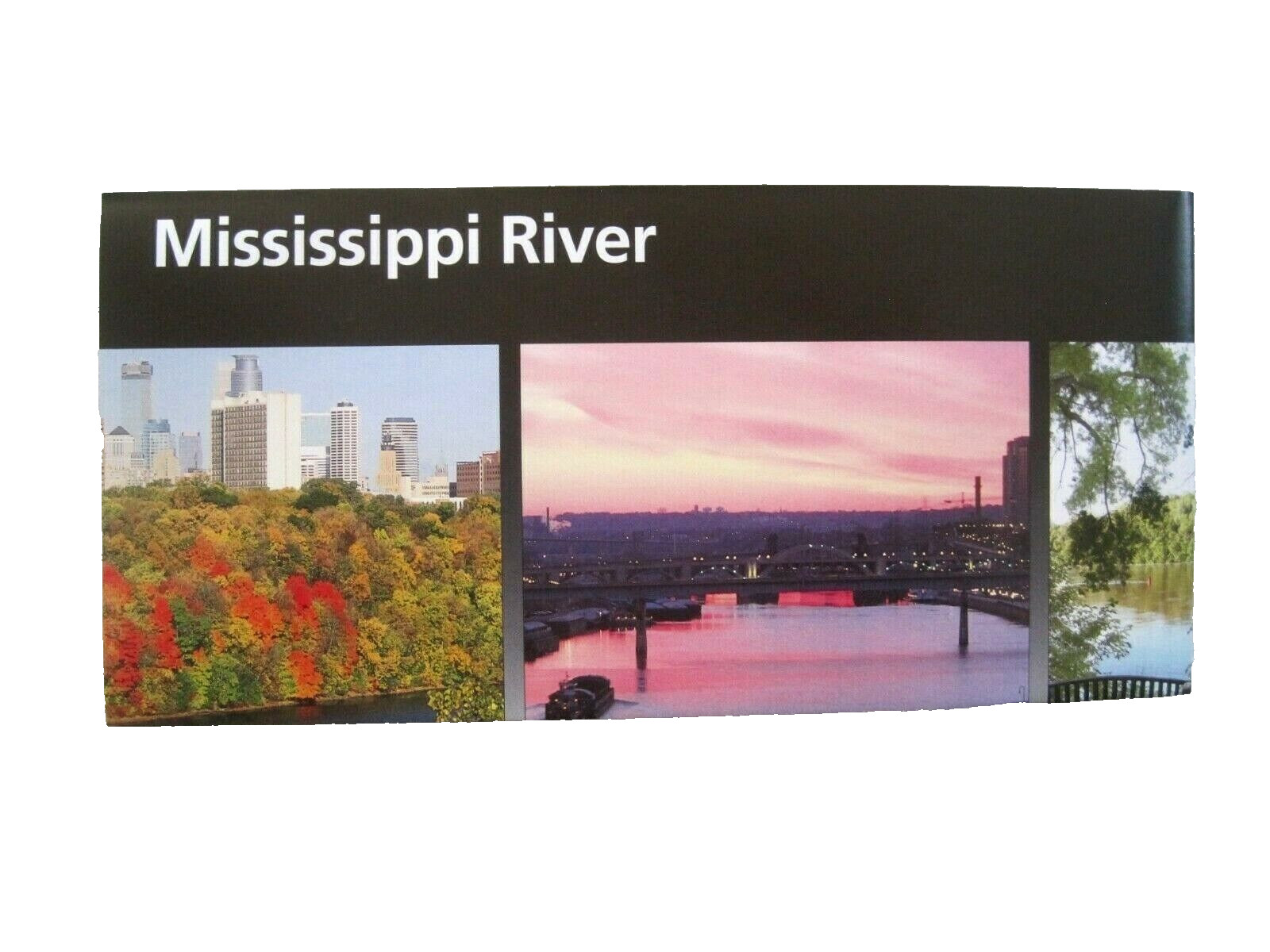 Mississippi National River Rec Area National Park Service Unigrid Brochure Map