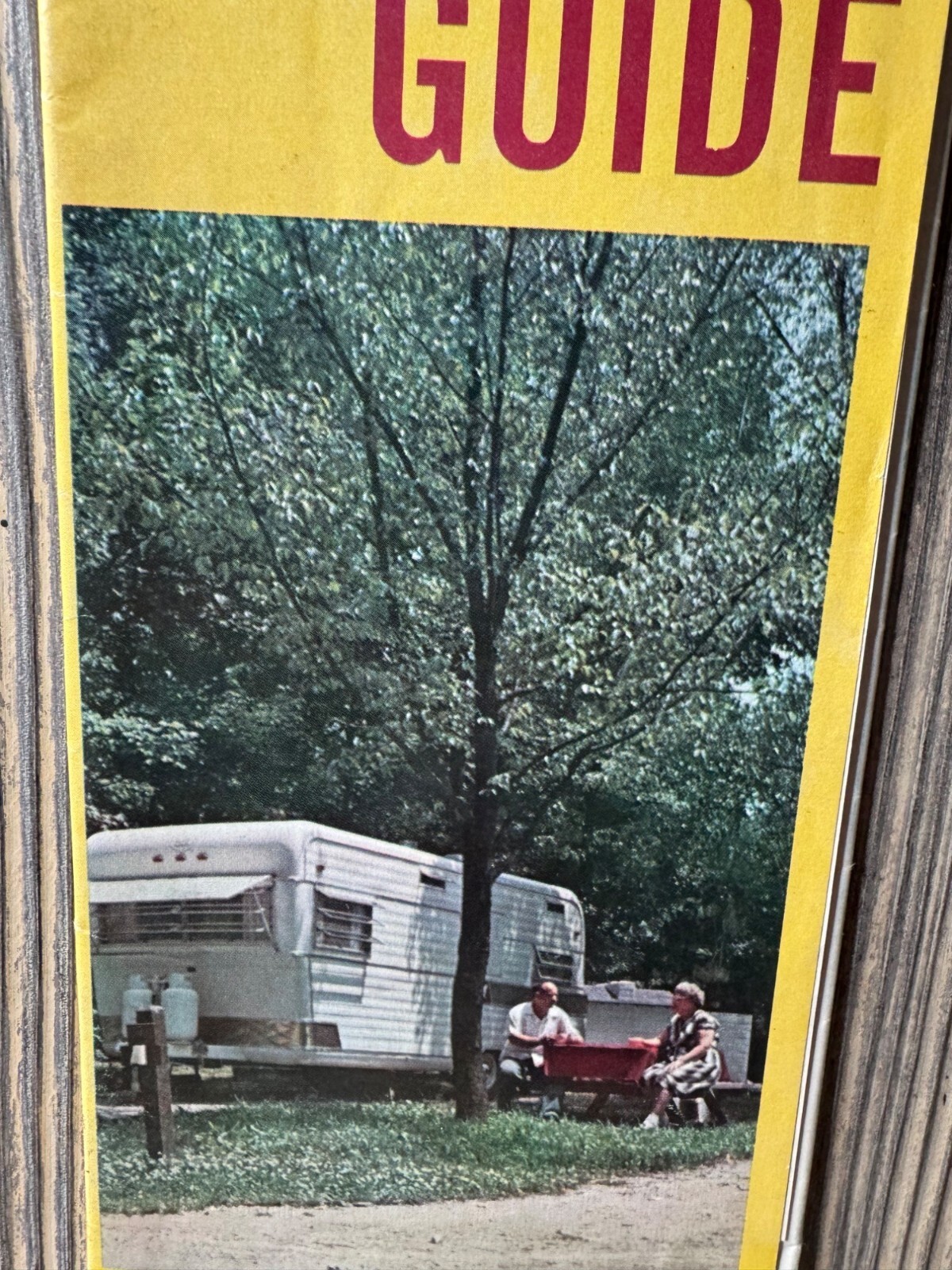 Vintage Ohio State Parks Camping Guide Brochure