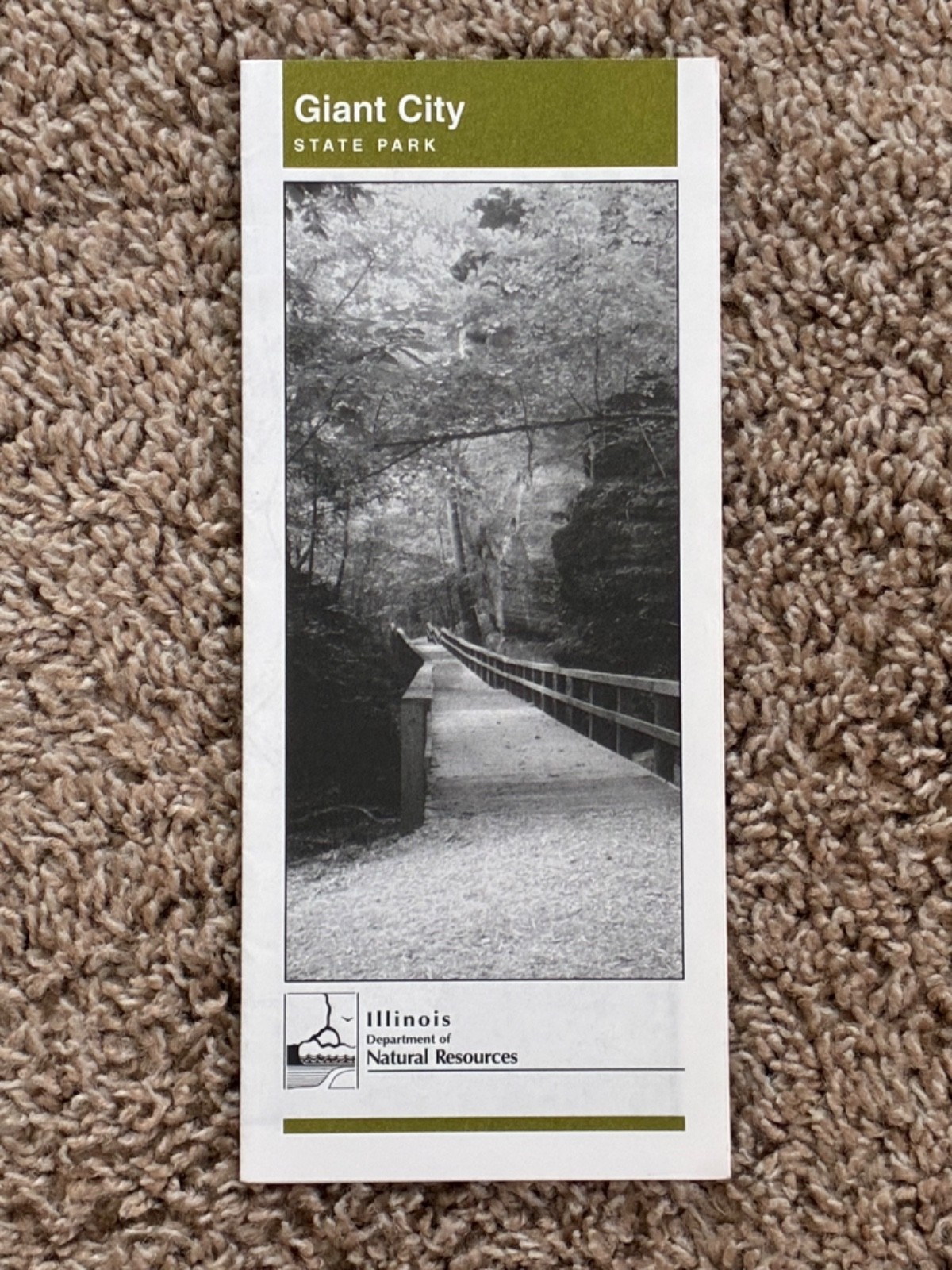 Giant City State Park Illinois DNR, 2003, Travel, Brochure, Guide, Pamphlet