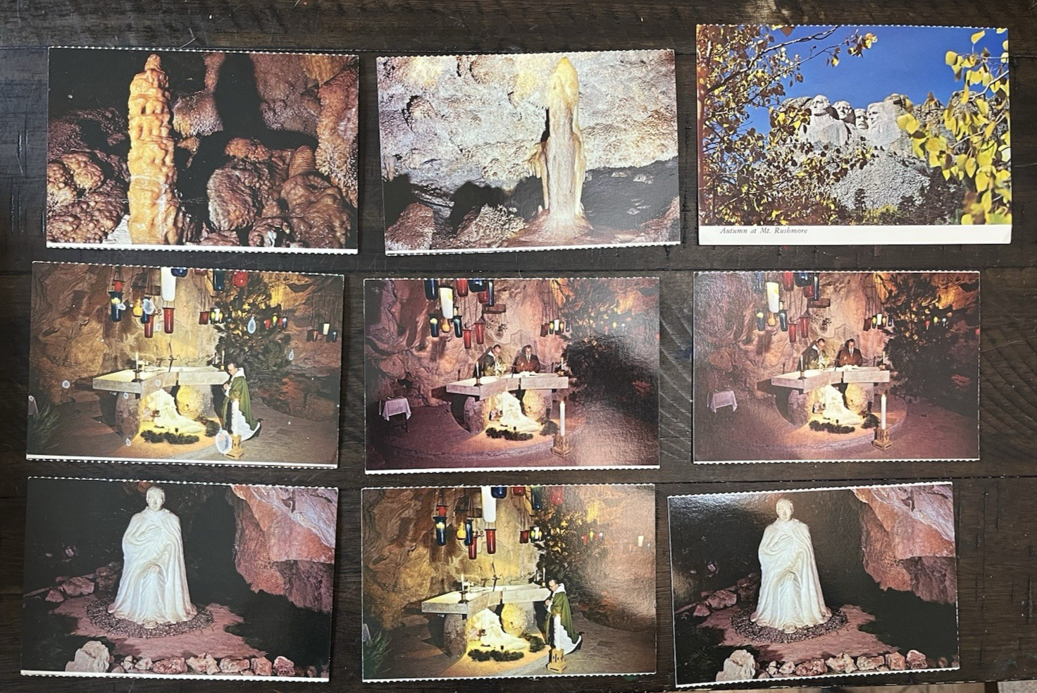 Vintage Black Hills SD Passion Play Booklet Meier Postcards Mt. Rushmore LOT