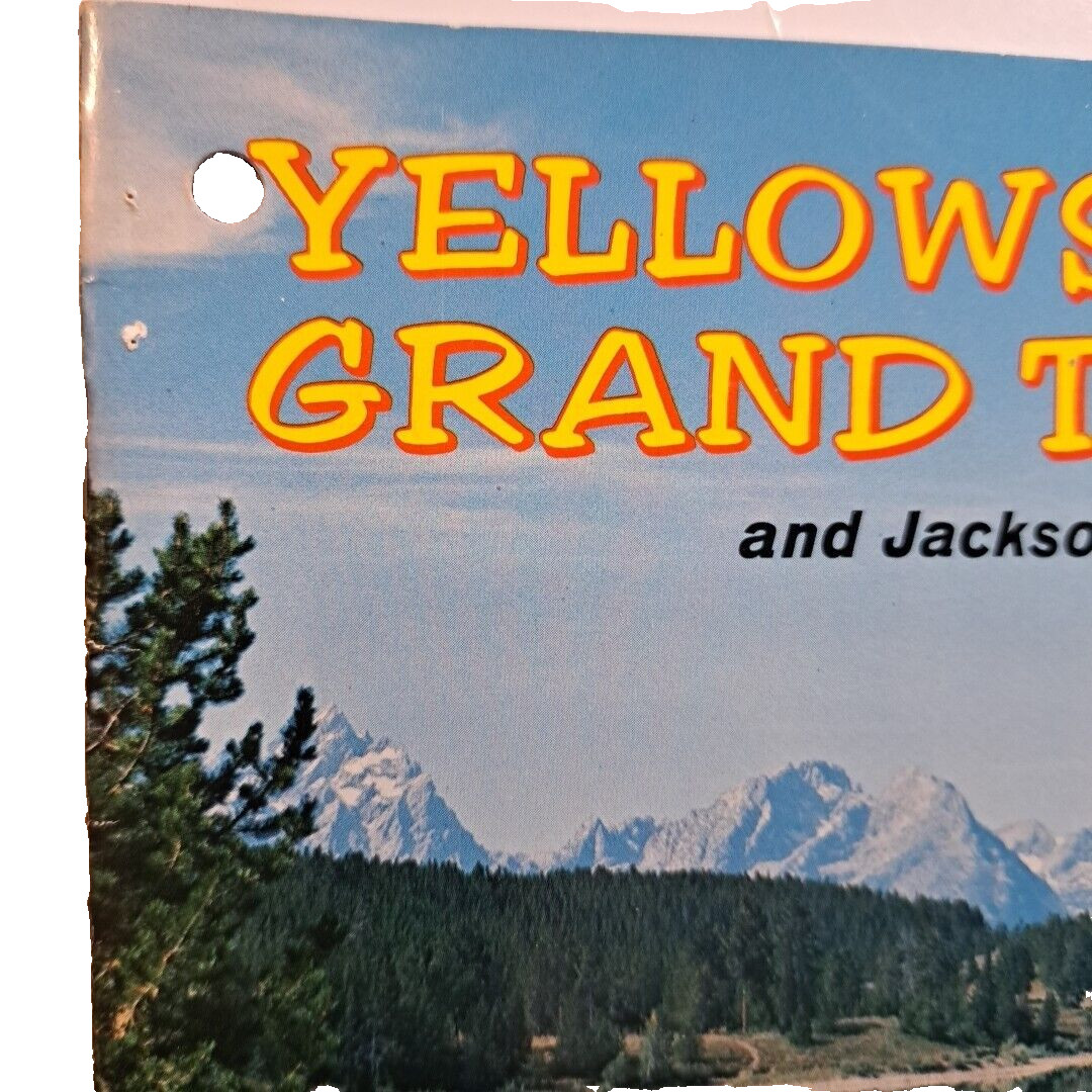 Yellowstone Grand Teton National Parks & Jackson Hole Country💥WYOMING c1960s