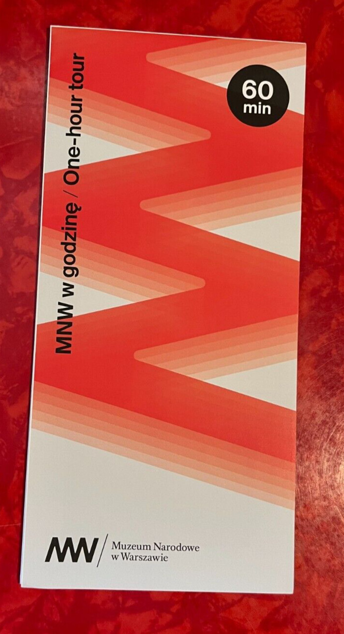 NATIONAL MUSEUM OF WARSAW POLAND GUIDE & MAP – POLISH & ENGLISH 2023