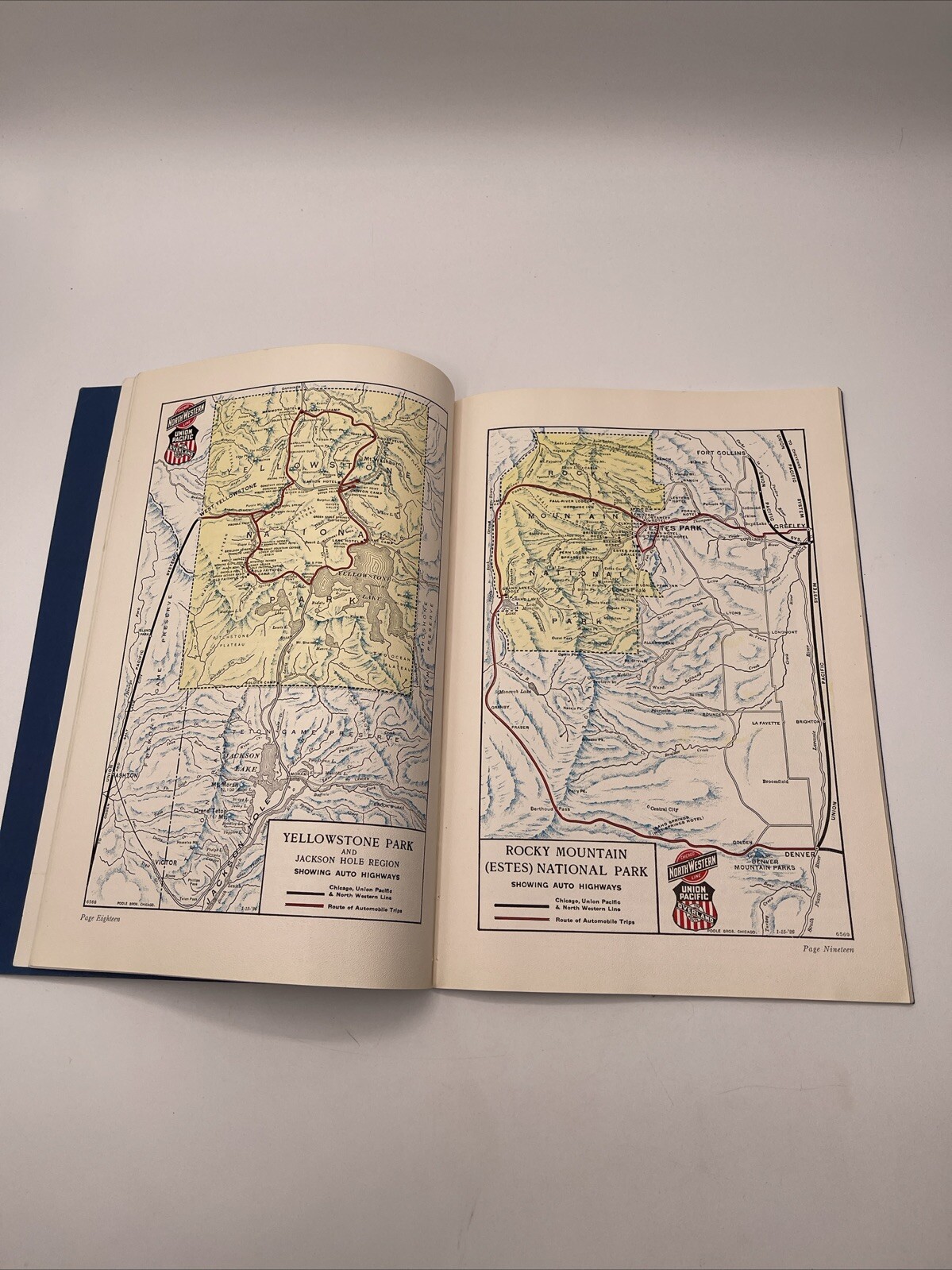 Summer Tours Under Escort Yellowstone/Rocky Mountains/Etc.. 1927
