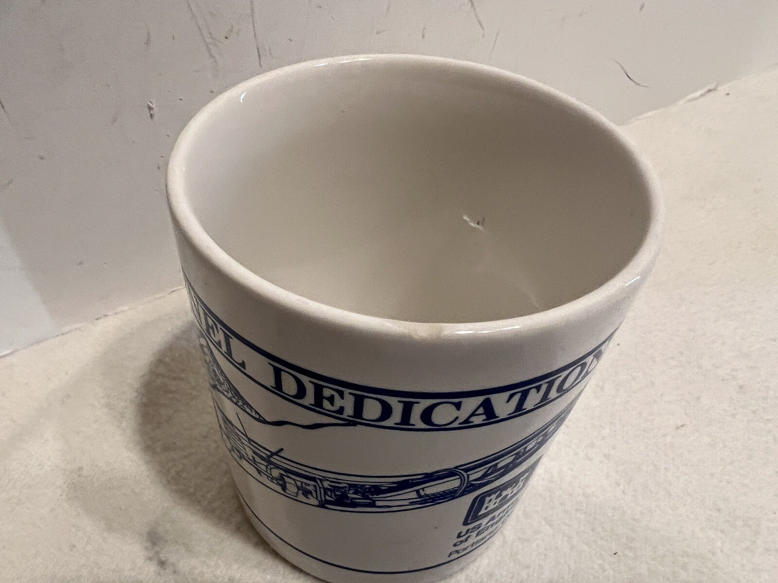 Vintage 1985 Spirit Lake Tunnel Dedication Mug US Army Corp Engineers