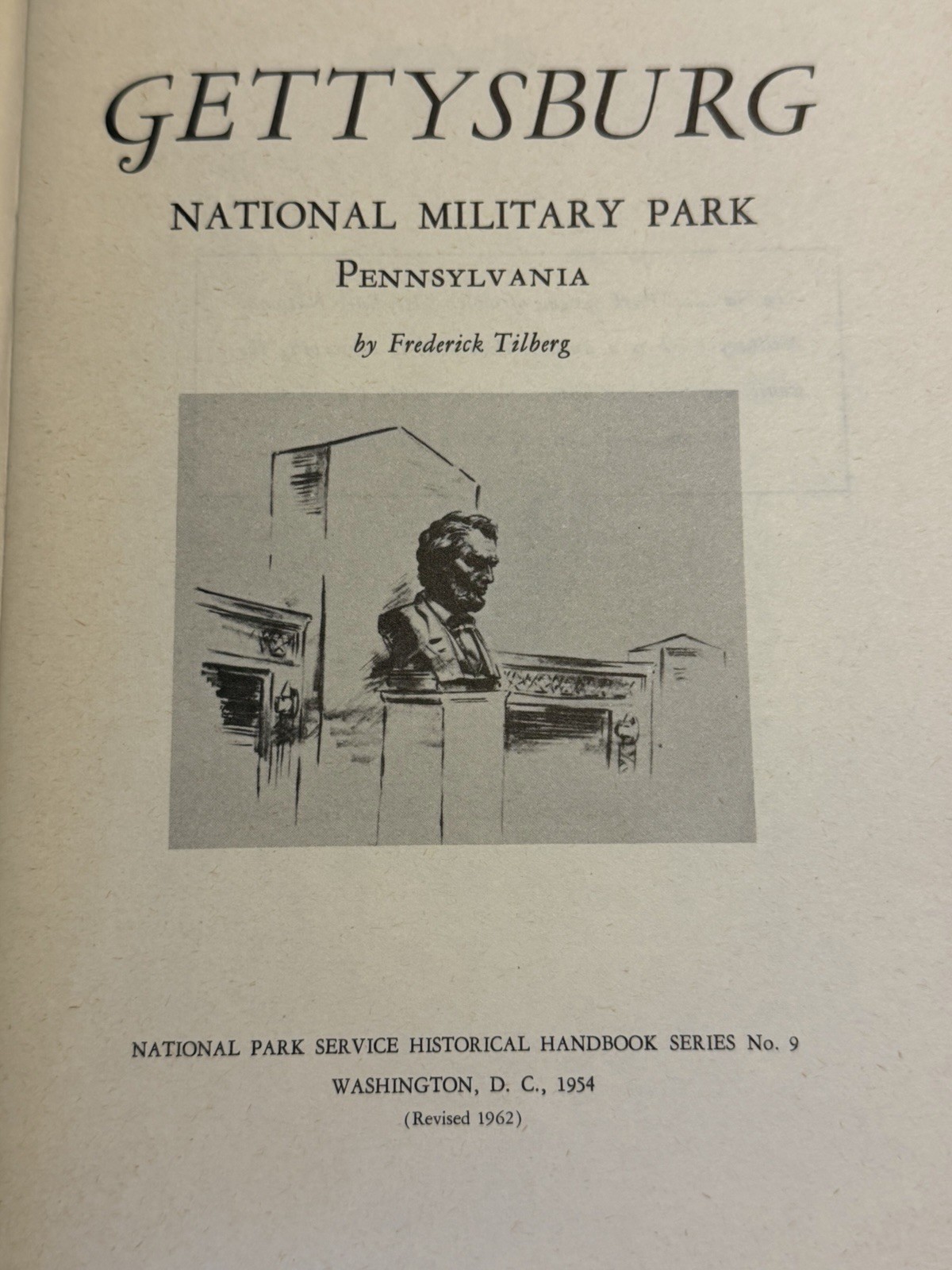 Vintage Gettysburg National Park Service Military Park Booklet 1962 Illustrated