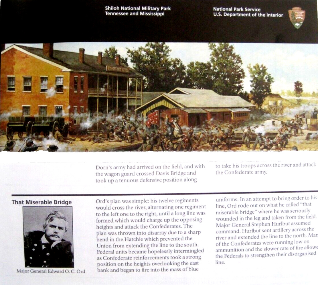 Shiloh National Military Park 2 National Park Service Unigrid Brochures Maps