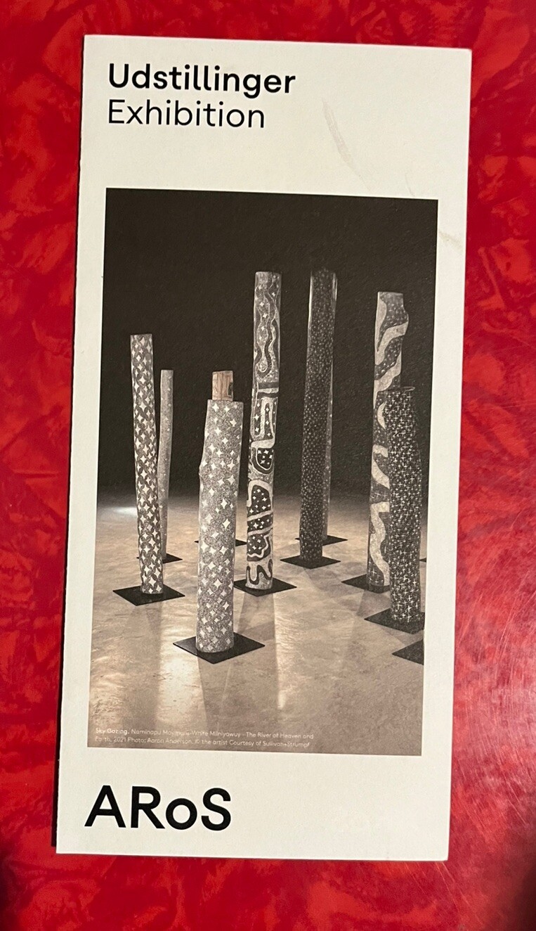 AROS ART MUSEUM GALLERY GUIDE BROCHURE- AARHUS DENMARK in English & Danish 2024