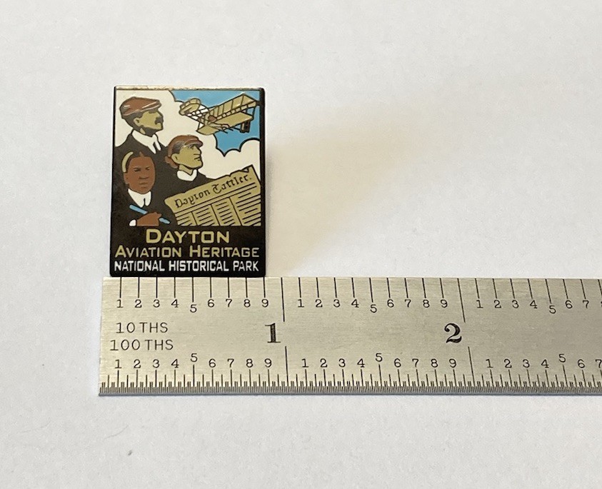 Vintage Dayton Aviation Heritage National Park Enamel Pin Vintage Plane