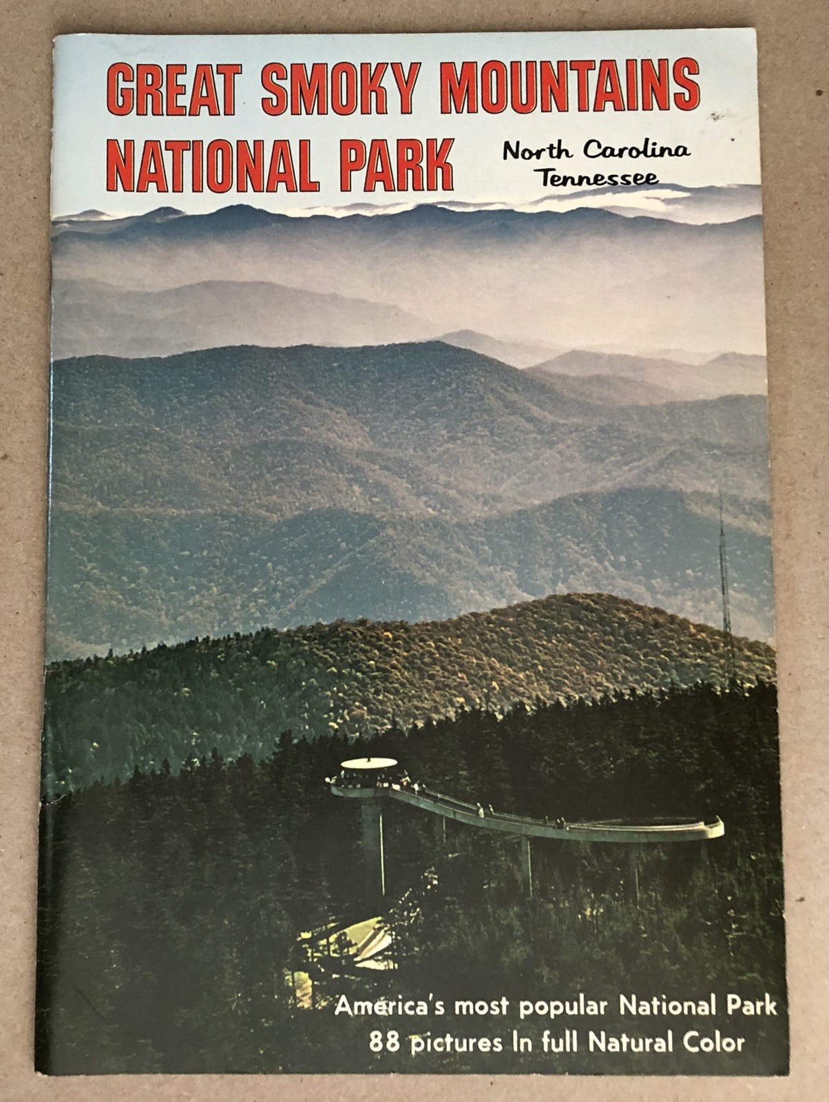 Great Smoky Mountains National Park Vintage Photo Book 1972