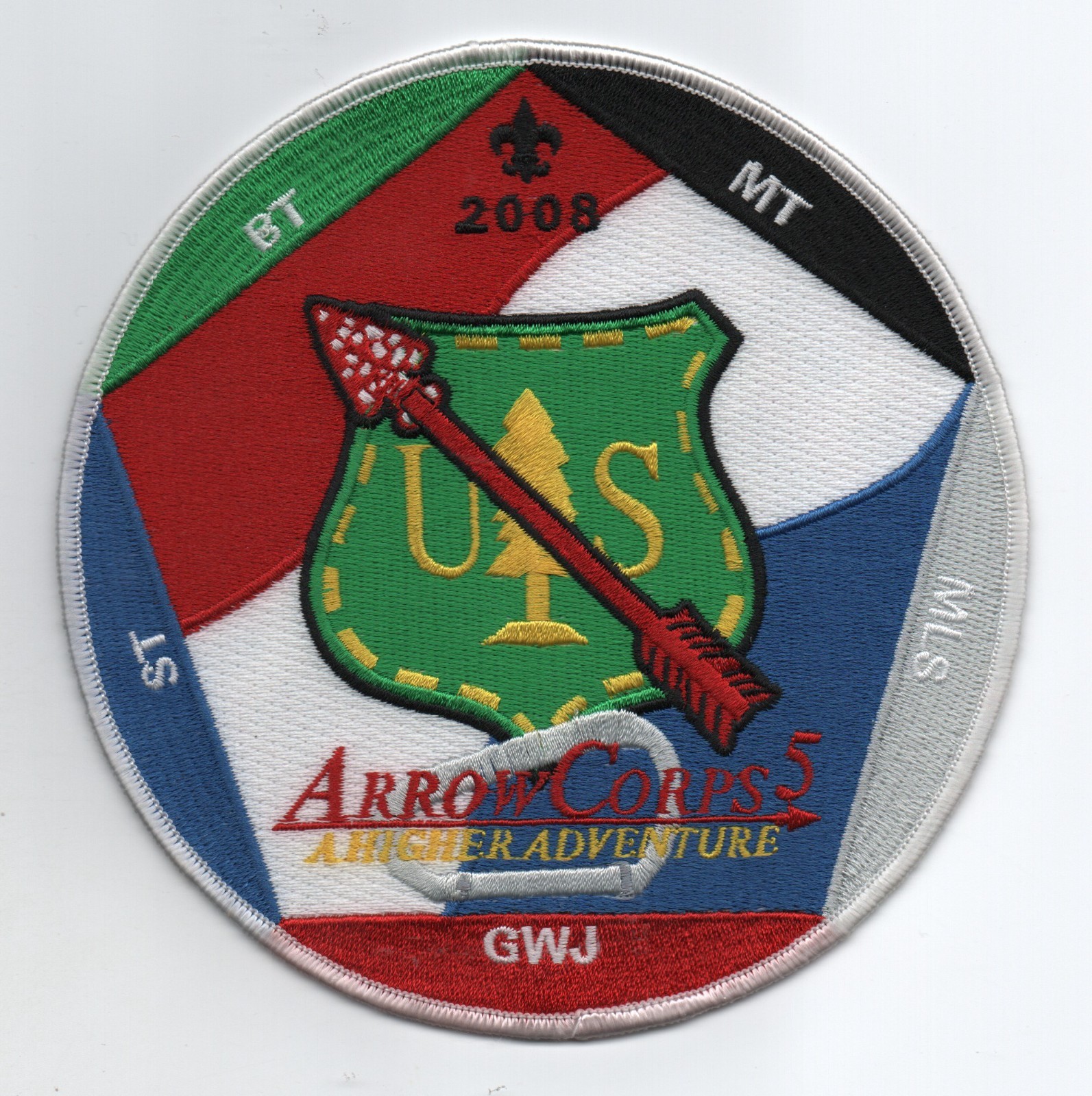 2008 OA Arrow Corps/US Forest Service Jacket 6″ Patch, Mint