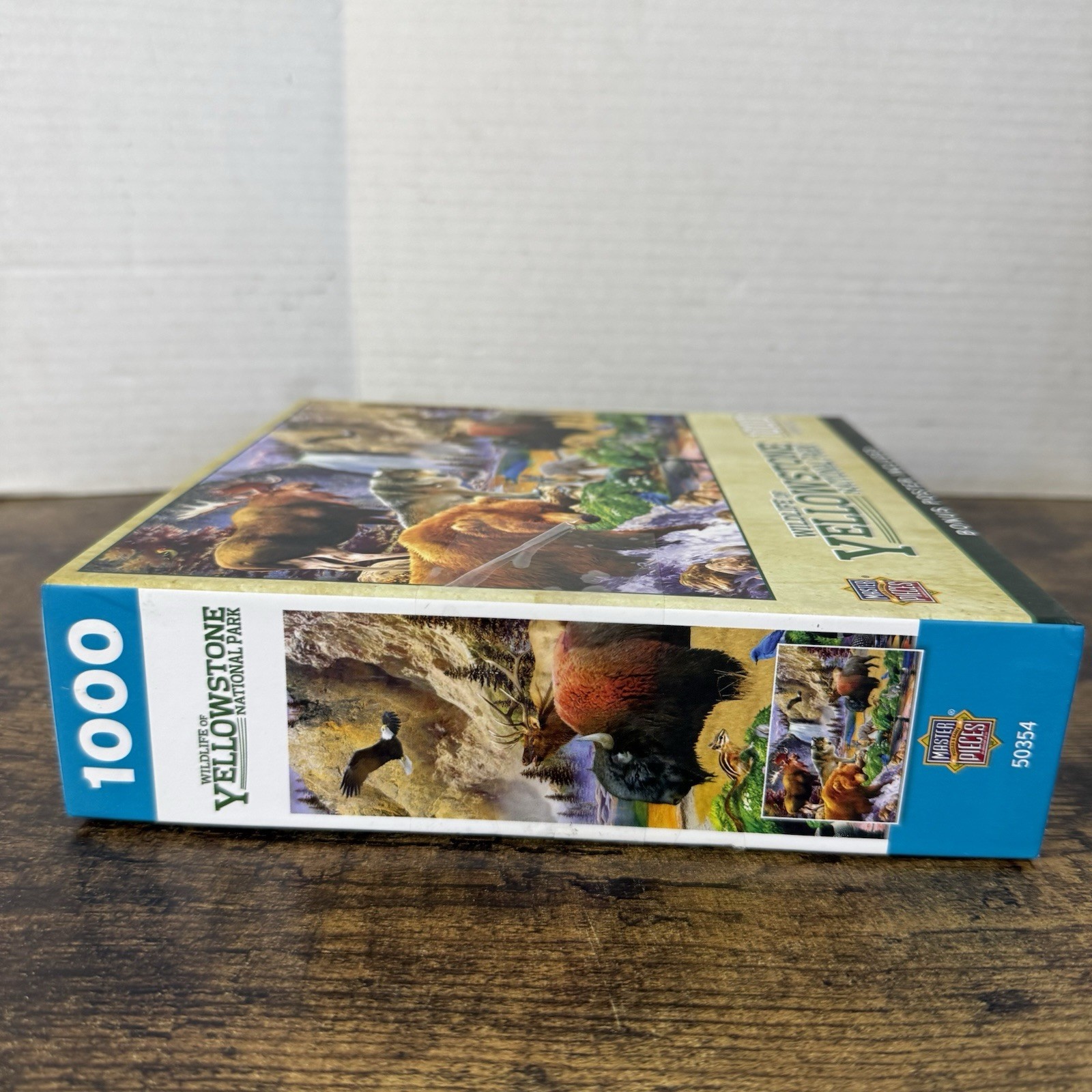 Rare WILDLIFE oF YELLOWSTONE NATIONAL PARK BONUS POSTER INCLUDED 1000pc #60889