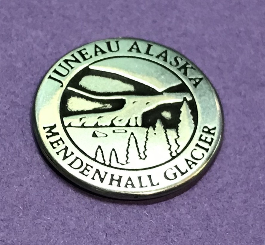 Juneau, Alaska Port and Mendenhall Glacier Token