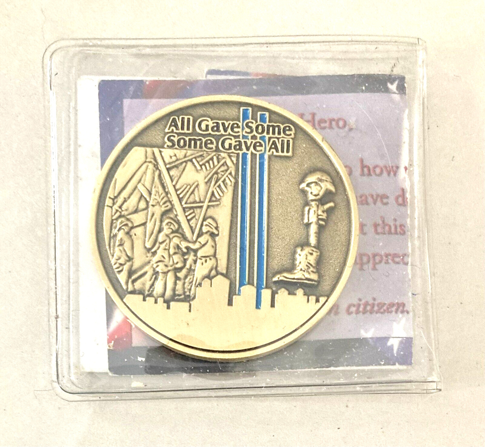 Patriot Guard Riders New York September 11 9/11 Firefighter Hero Challenge Coin