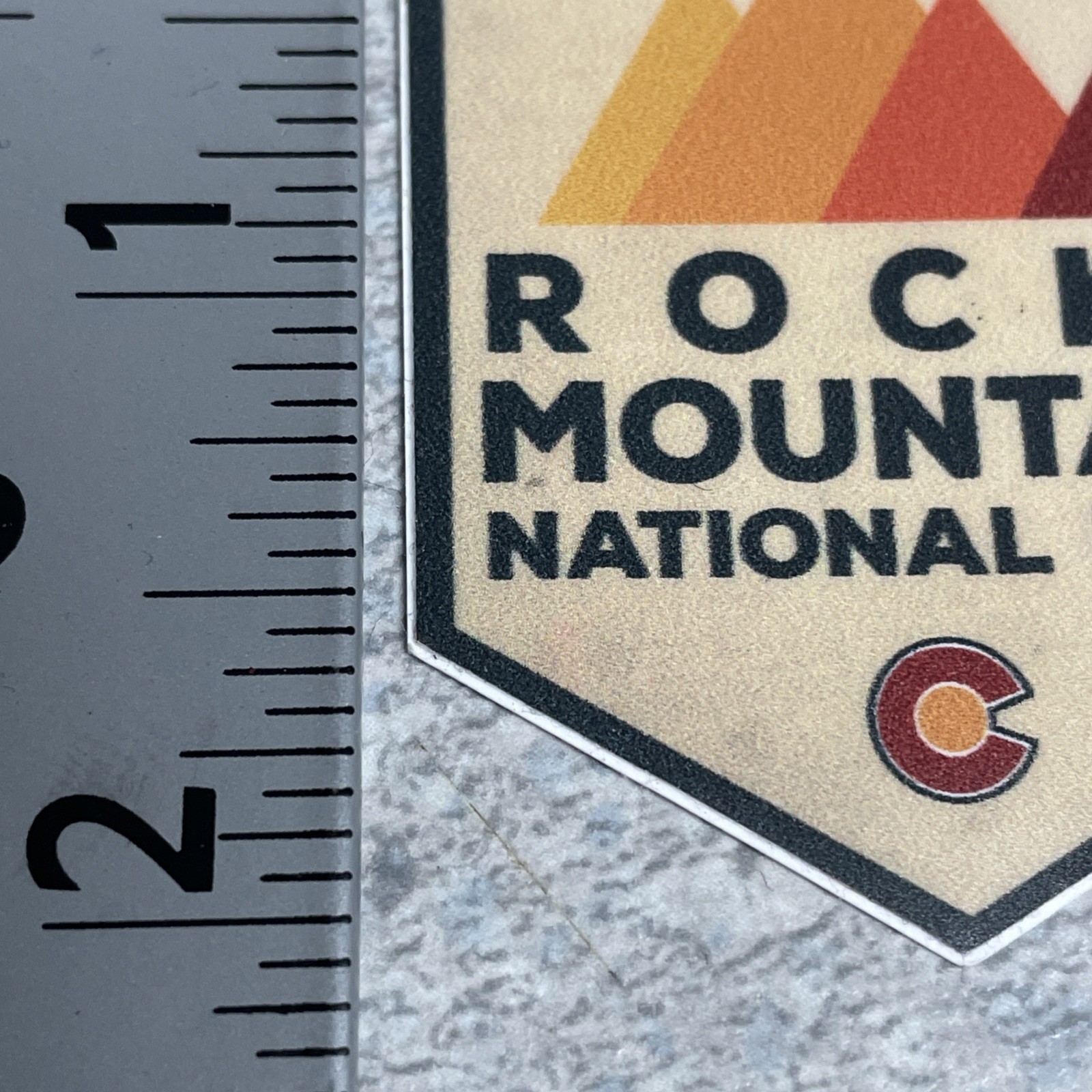 Decal – Rocky Mountain National Park- 2” – Outdoor – New