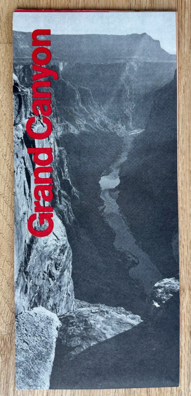 Vintage Original 1977 GRAND CANYON NATIONAL PARK brochure and map