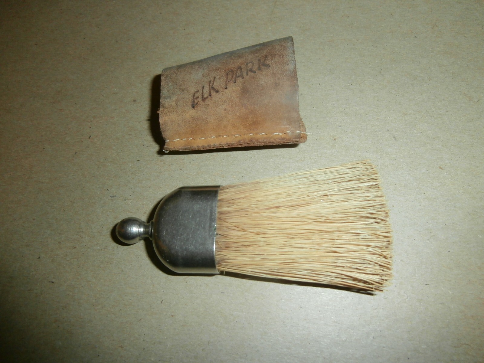 Vintage Small Wish Brush Elk Park Souvenir