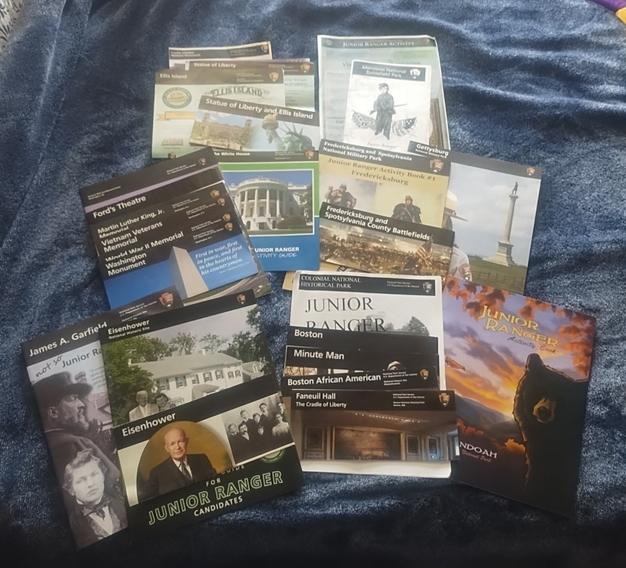 National Park Junior Ranger Books Statue Of Liberty Washington DC +Unigrids