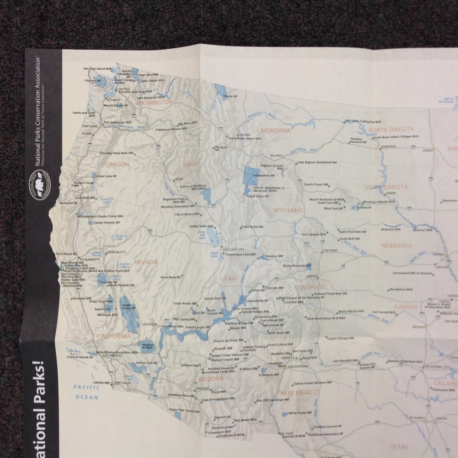 2006 National Parks Conservation Association Celebrate America’s Parks US Map