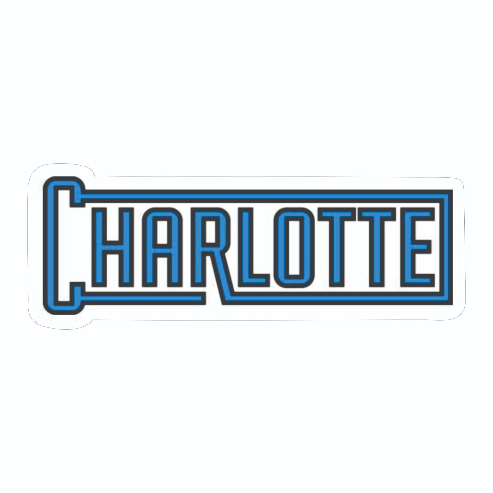 Charlotte North Carolina Sticker Decal Bumper Sticker