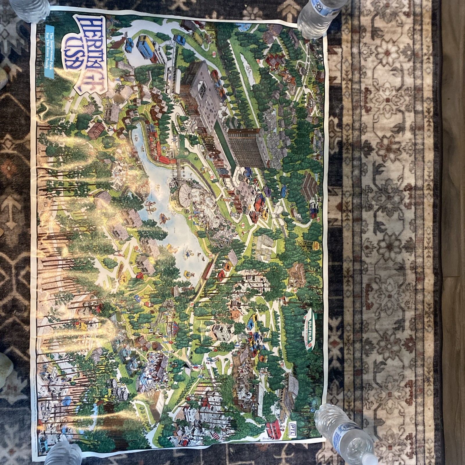 1986 Heritage USA Poster .The International Park For the Entire Family.