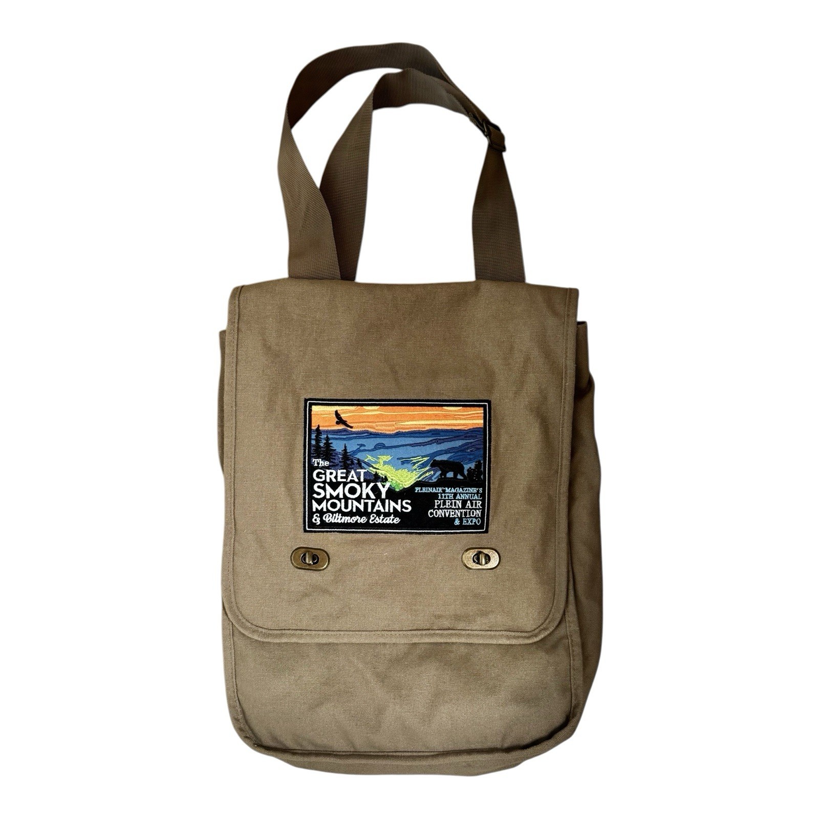 GREAT SMOKEY MOUNTAINS US National Park PATCH Plein Air Convention PACE Expo BAG