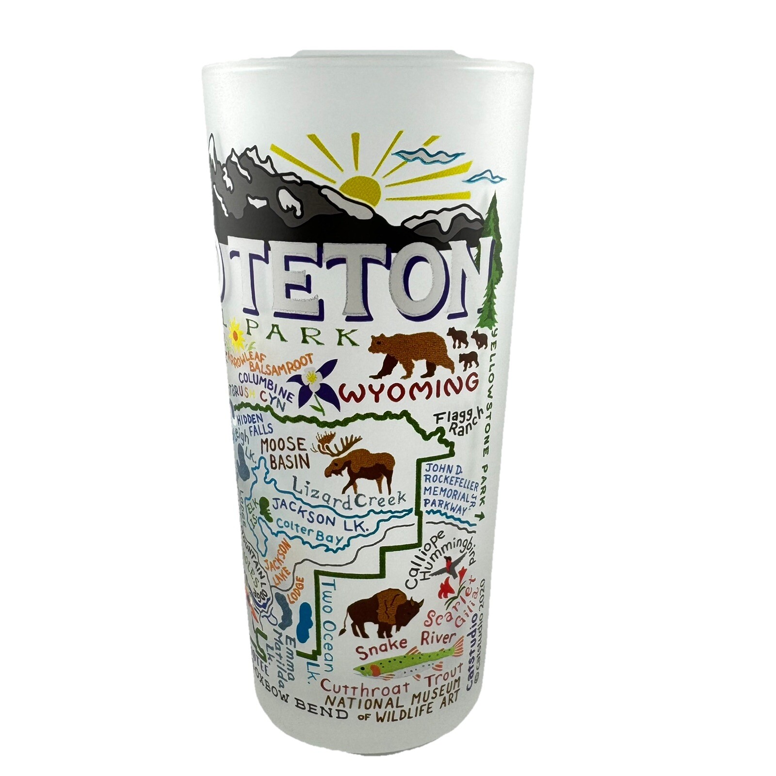 Catstudio 2020 Grand Teton National Park Glass Frosted Souvenir Ocean Thailand