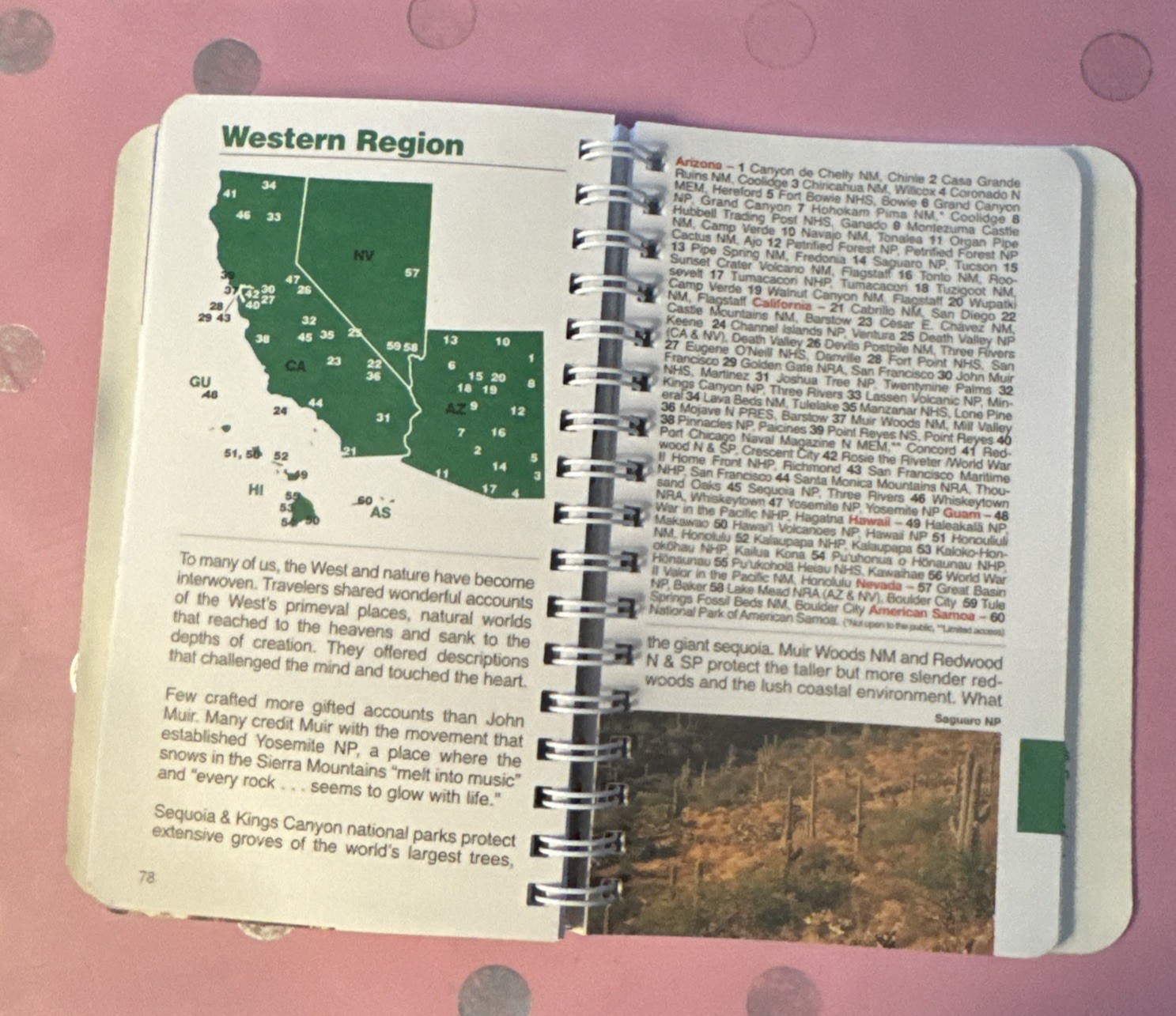 New, but unwrapped, Blue Passport To Your National Parks with map stamp book