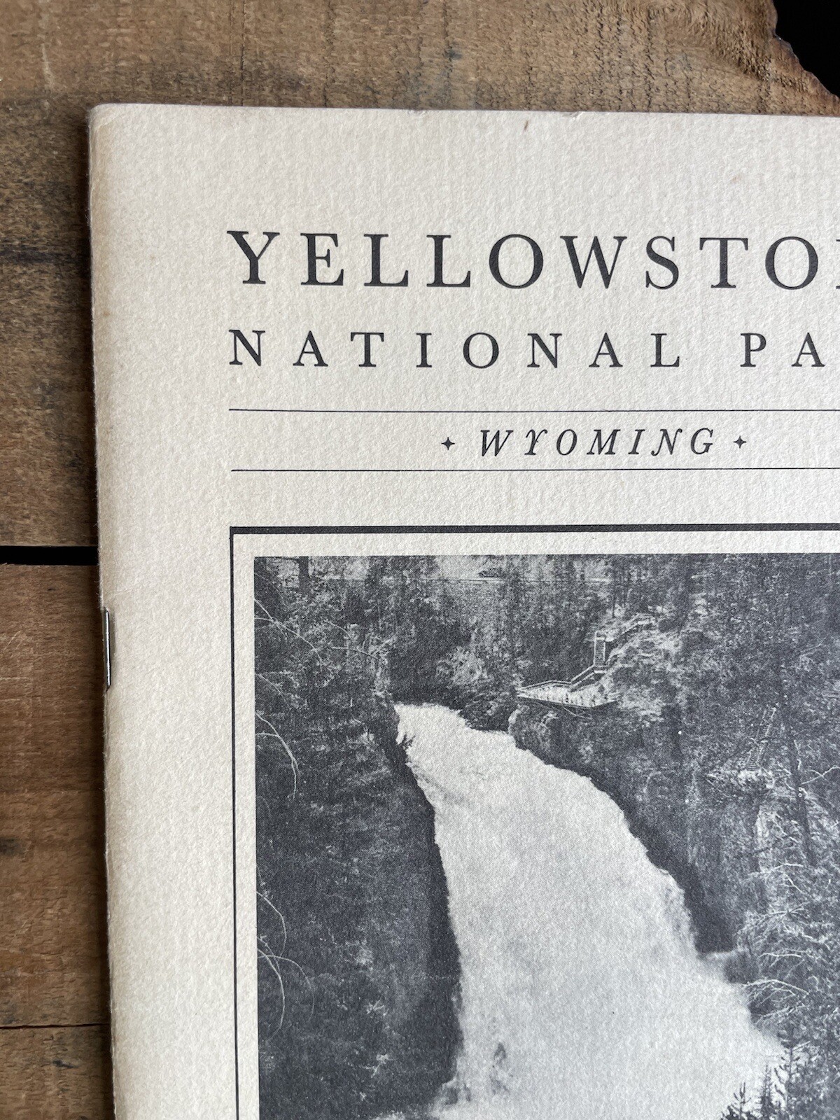 Early Vintage Yellowstone National Park Wyoming US Dept Of The Interior Brochure