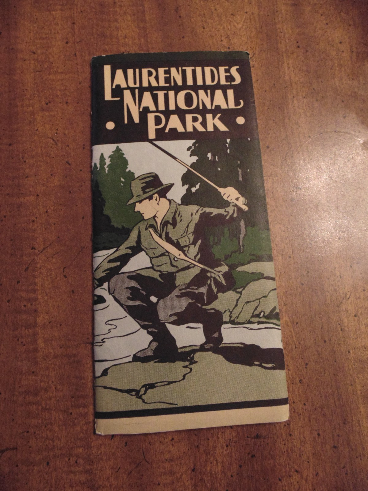 Vintage 1935 Laurentides National Park Brochure Quebec Canada Great Cover!!