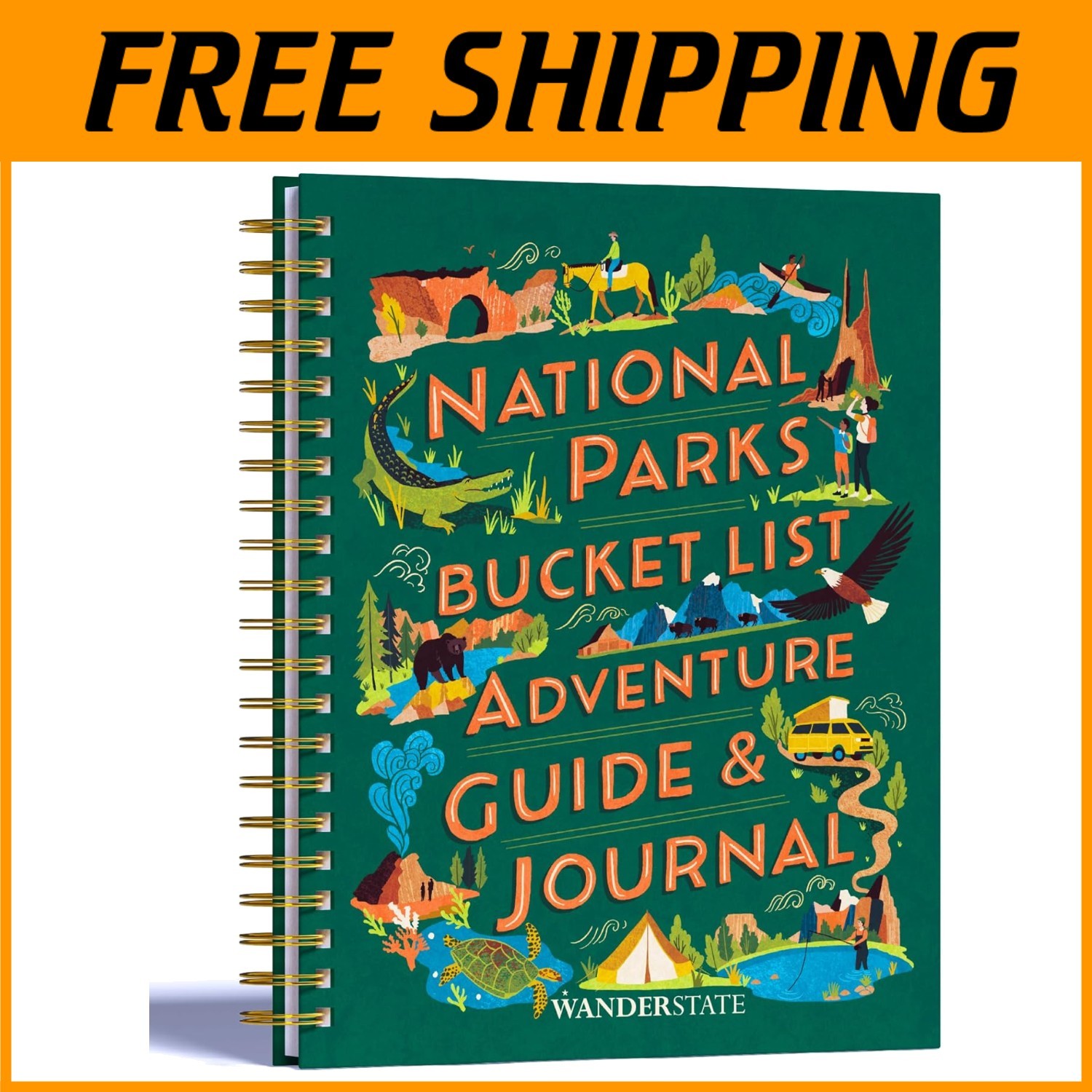 National Parks Bucket List Planner & Journal