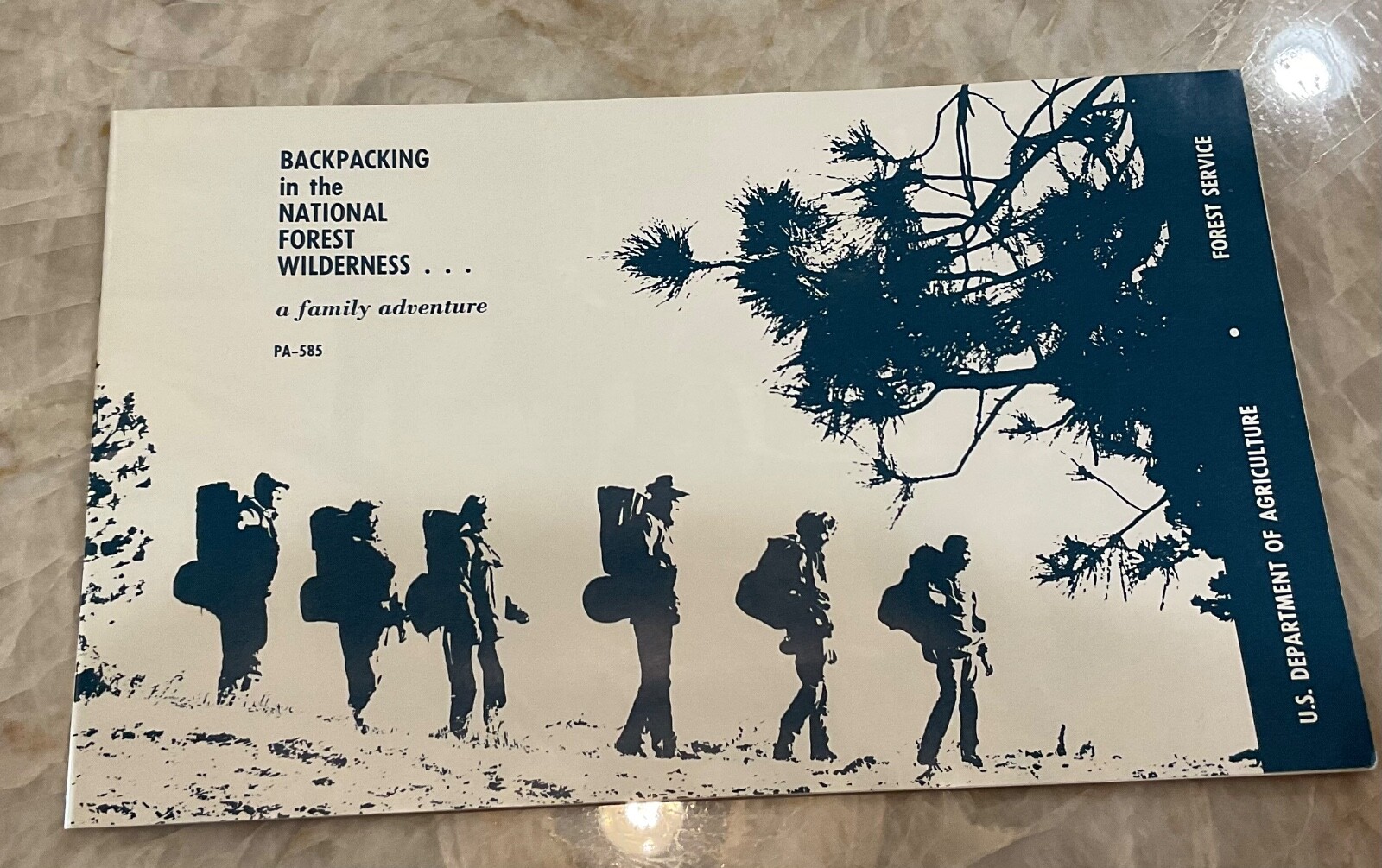 US Forest Service, Backpacking in the National Forest Wilderness, 1972