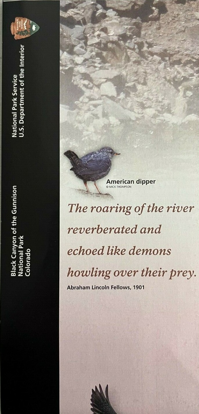 BLACK CANYON of the GUNNISON NATIONAL PARK SERVICE UNIGRID BROCHURE GPO 2024