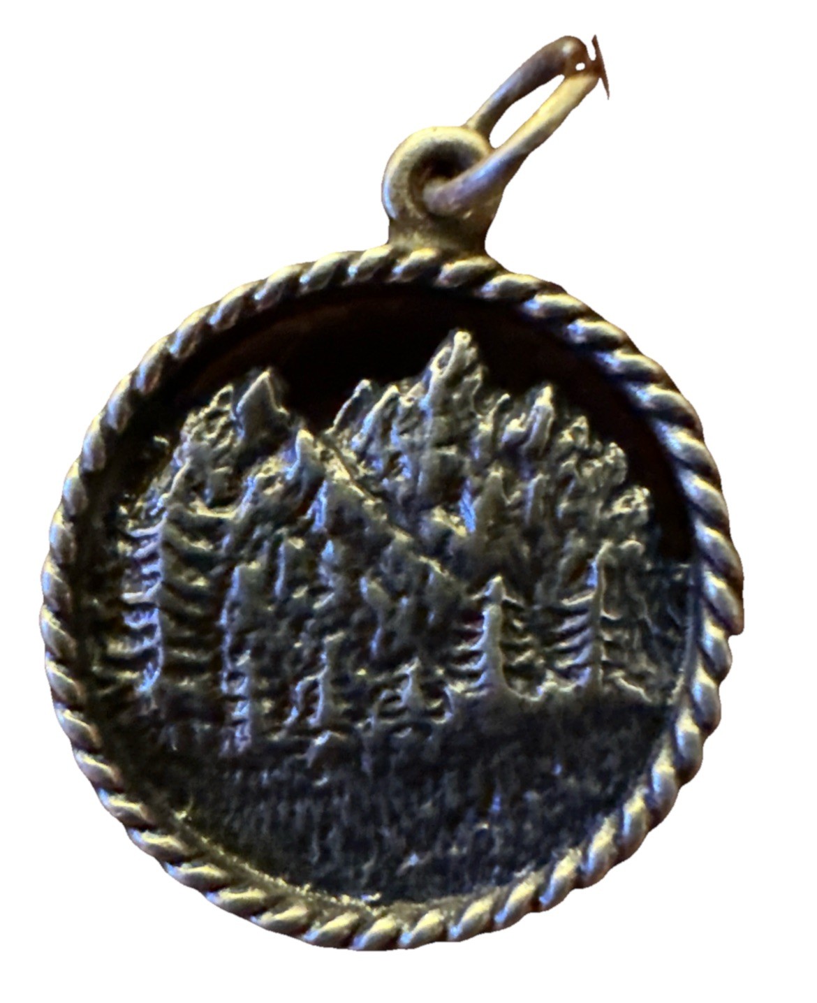 Silver Plated 18mm Grand Teton National Park Wyoming Jackson Hole Charm Pendant